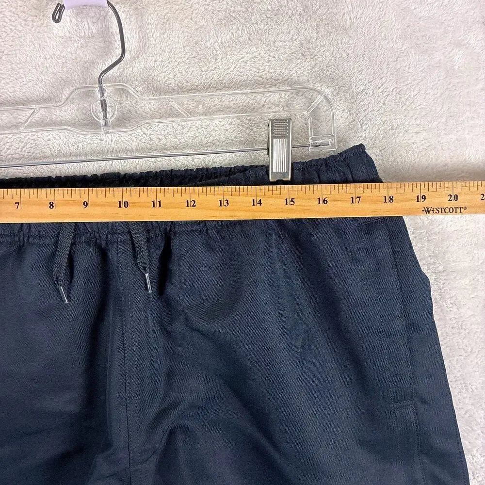 Canterbury Rugby Shorts Mens XL Black Pull On Performance Preppy Workout Gym